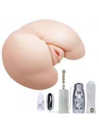 Вибрирующий мастурбатор-попка с ротацией и пультом управления - Baile - в Благовещенске купить с доставкой