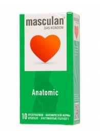 Презервативы анатомической формы Masculan Anatomic - 10 шт. - Masculan - купить с доставкой в Благовещенске