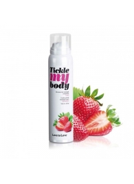 Массажная хрустящая пенка Tickle My Body Strawberry с ароматом клубники - 150 мл. - Love to Love - купить с доставкой в Благовещенске