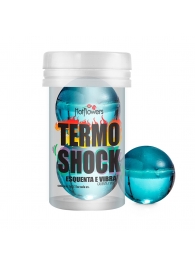 Интимный гель Termo Shock Hot Ball с разогревающе-покалывающим эффектом (2 шарика по 3 гр.) - HotFlowers - купить с доставкой в Благовещенске