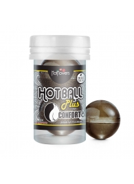 Анальный лубрикант на масляной основе Hot Ball Plus Conforto (2 шарика по 3 гр.) - HotFlowers - купить с доставкой в Благовещенске