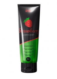 Смазка на водной основе с ароматом клубники Strawberry Lubricant - 100 мл. - INTT - купить с доставкой в Благовещенске