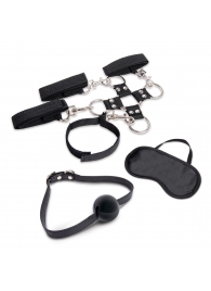 Набор для фиксации из 7 предметов Hogtie   Ball Gag Kit - Lux Fetish - купить с доставкой в Благовещенске