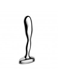 Стальной стимулятор простаты Stainless Steel Prostate Plug - 11,5 см. - b-Vibe - в Благовещенске купить с доставкой