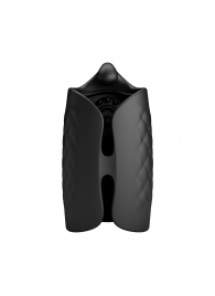 Черный мастурбатор с вибростимуляцией головки Black Glans Trainer - Baile - в Благовещенске купить с доставкой