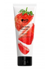 Лубрикант на водной основе OYO Aroma Gel Strawberry с ароматом клубники - 75 мл. - OYO - купить с доставкой в Благовещенске