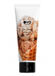 Лубрикант на водной основе OYO Aroma Gel Ice Cream с ароматом пломбира - 75 мл. - OYO - купить с доставкой в Благовещенске