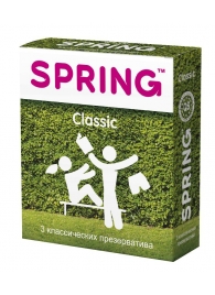 Классические презервативы SPRING CLASSIC - 3 шт. - SPRING - купить с доставкой в Благовещенске