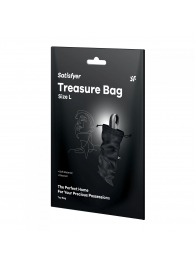 Черный мешочек для хранения игрушек Treasure Bag L - Satisfyer - купить с доставкой в Благовещенске