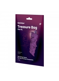 Фиолетовый мешочек для хранения игрушек Treasure Bag XL - Satisfyer - купить с доставкой в Благовещенске