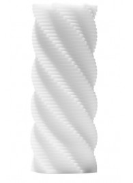 Белый 3D мастурбатор SPIRAL - Tenga - в Благовещенске купить с доставкой