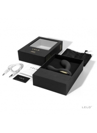 Чёрный перезаряжаемый стимулятор простаты Bruno Black - Lelo - в Благовещенске купить с доставкой