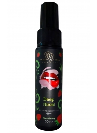 Спрей для горла Deep Throat с десенсибилизирующим эффектом и вкусом клубники - 50 мл. - БиоМед - купить с доставкой в Благовещенске