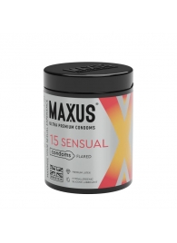 Анатомические презервативы MAXUS Sensual - 15 шт. - Maxus - купить с доставкой в Благовещенске