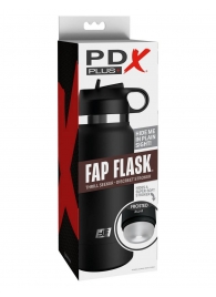 Черный мастурбатор в виде бутылки Fap Flask - Pipedream - в Благовещенске купить с доставкой