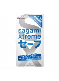 Презервативы Sagami Xtreme Ultrasafe с двойным количеством смазки - 10 шт. - Sagami - купить с доставкой в Благовещенске