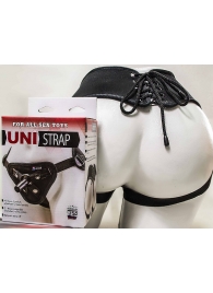 Универсальные трусики Harness UNI strap с корсетом - LOVETOY (А-Полимер) - купить с доставкой в Благовещенске