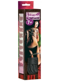 Чёрная веревка для связывания - 700 см. - Orion - купить с доставкой в Благовещенске