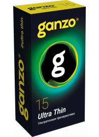 Прозрачные ультратонкие презервативы Ganzo Ultra thin - 15 шт. - Ganzo - купить с доставкой в Благовещенске