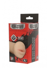 Нежный мастурбатор-ротик REALSTUFF 5INCH MASTURBATOR BJ - Dream Toys - в Благовещенске купить с доставкой