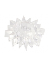 Прозрачное гелевое эрекционное кольцо-солнце - Toyfa Basic - в Благовещенске купить с доставкой