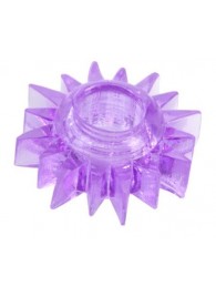 Фиолетовое эрекционное кольцо - Toyfa Basic - в Благовещенске купить с доставкой