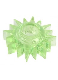 Зеленое эрекционное кольцо-солнце - Toyfa Basic - в Благовещенске купить с доставкой