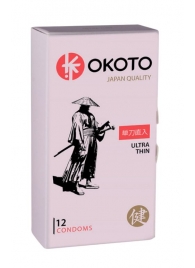 Тонкие презервативы OKOTO Ultra Thin - 12 шт. - Sitabella - купить с доставкой в Благовещенске