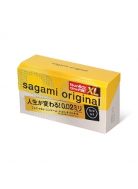 Презервативы увеличенного размера Sagami Original 0.02 XL-size - 12 шт. - Sagami - купить с доставкой в Благовещенске