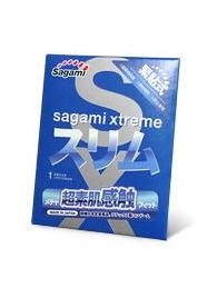 Презерватив Sagami Xtreme FEEL FIT 3D - 1 шт. - Sagami - купить с доставкой в Благовещенске