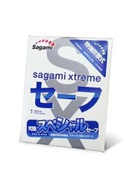 Презерватив Sagami Xtreme Ultrasafe с двойным количеством смазки - 1 шт. - Sagami - купить с доставкой в Благовещенске