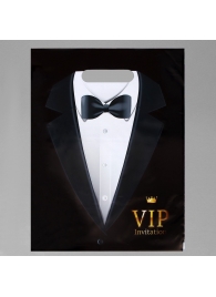 Пакет «Смокинг VIP» полиэтиленовый с вырубной ручкой (30х40 см) - UPAK LAND - купить с доставкой в Благовещенске