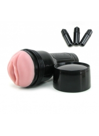 Мастурбатор-вагина Fleshlight - Vibro Pink Lady Touch с вибрацией - Fleshlight - в Благовещенске купить с доставкой