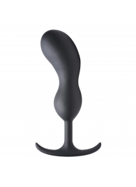Черный массажер простаты с утяжелителями Premium Silicone Weighted Prostate Plug XL - 20,8 см. - XR Brands - в Благовещенске купить с доставкой