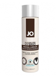 Водно-масляный лубрикант с охлаждающим эффектом JO Silicon free Hybrid Lubricant COOLING - 120 мл. - System JO - купить с доставкой в Благовещенске