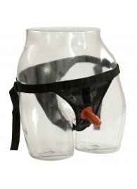 Трусики со штырьком для фиксации насадок Ultra Harness with Plug - Doc Johnson - купить с доставкой в Благовещенске