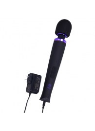 Черный жезловый вибромассажёр Merci Power Wand - Doc Johnson