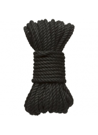 Черная верёвка для связывания и фиксации Bind Tie - 9,14 м. - Doc Johnson - купить с доставкой в Благовещенске