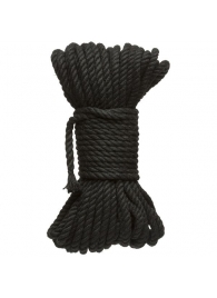 Черная верёвка для связывания и фиксации Bind Tie - 15,24 м. - Doc Johnson - купить с доставкой в Благовещенске