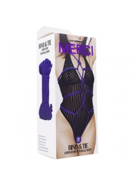 Фиолетовая верёвка для связывания и фиксации Bind Tie - 9,14 м. - Doc Johnson - купить с доставкой в Благовещенске