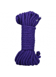 Фиолетовая верёвка для связывания и фиксации Bind Tie - 9,14 м. - Doc Johnson - купить с доставкой в Благовещенске