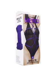 Фиолетовая верёвка для связывания и фиксации Bind Tie - 15,24 м. - Doc Johnson - купить с доставкой в Благовещенске