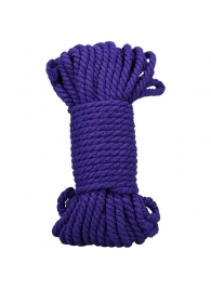 Фиолетовая верёвка для связывания и фиксации Bind Tie - 15,24 м. - Doc Johnson - купить с доставкой в Благовещенске
