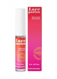 Возбуждающий блеск для губ Love Potion - 8 мл. - Love to Love - купить с доставкой в Благовещенске