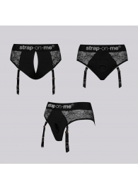 Трусики для фиксации насадок Strap-on-me Harness Lingerie Diva XS - Strap-on-me - купить с доставкой в Благовещенске