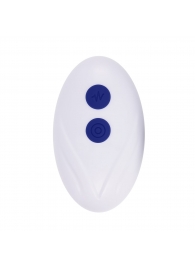 Синее эрекционное виброкольцо с клиторальной подушечкой и пультом ДУ Adjustable Fun Ring - Zero Tolerance - в Благовещенске купить с доставкой