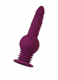 Фиолетовая мини-машина для секса Striker с пультом ДУ - 23,5 см. - ToyFa - купить с доставкой в Благовещенске