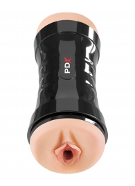 Двусторонний мастурбатор в колбе Super Flip-A-Pussy Over - Pipedream - в Благовещенске купить с доставкой