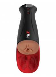 Мастурбатор-вагина в колбе с вибрацией Fuck-O-Matic Pro XL - Pipedream - в Благовещенске купить с доставкой