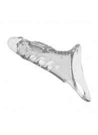 Прозрачная насадка на пенис - 22 см. - Baile - в Благовещенске купить с доставкой